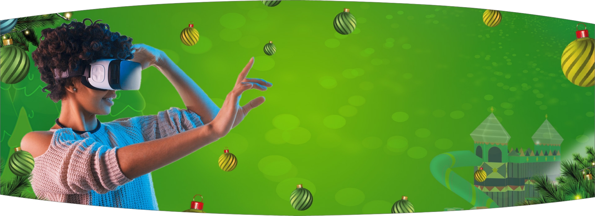 Celebremos la navidad a través de nuestra  realidad virtual