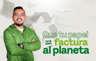 Que tu papel no le pase factura al planeta