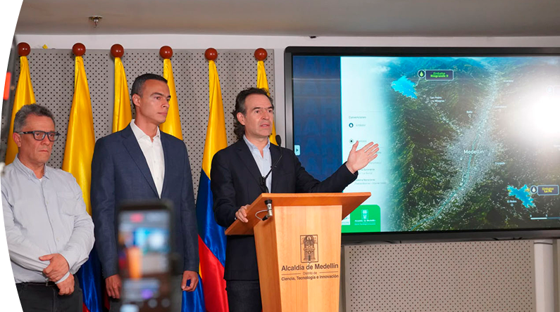 Alcalde Federico Gutiérrez anunció que se levanta temporalmente el racionamiento de agua en Medellín