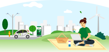 Ilustración de Factura web EPM