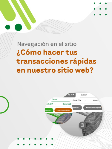Realiza transacciones rápidas EPM