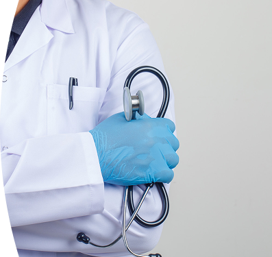 Doctor con un caleidoscopio