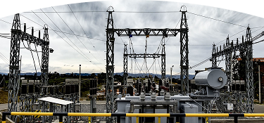 Fotografía de una planta de generación de energía de EPM
