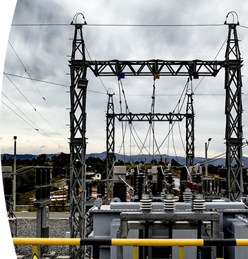 Fotografía de una planta de generación de energía de EPM
