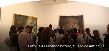Foto Sala Fernando Botero, Museo de Antioquia