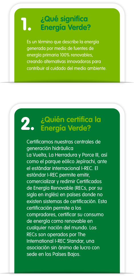 Conoce más sobre la energia verde de EPM