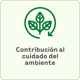 ícono de una planta con una linea circular