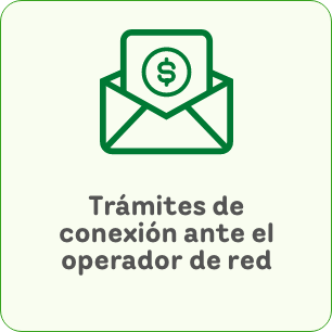 ícono de sobre de correo con un signo de pesos repre4sentanto trámites