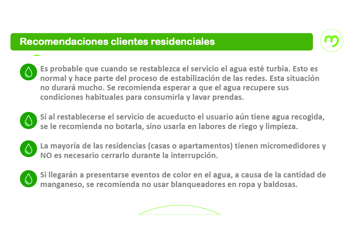 Interrupción de Acueducto en el Norte del Valle de Aburrá