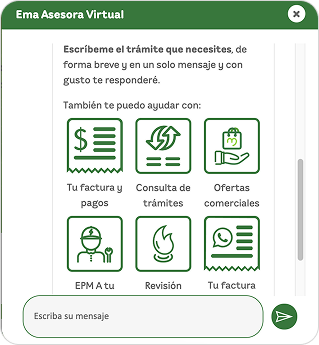 Visualización paso 2, indica el trámite que necesitas