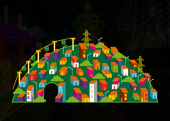 Ilustración del Cable de Santo Domingo