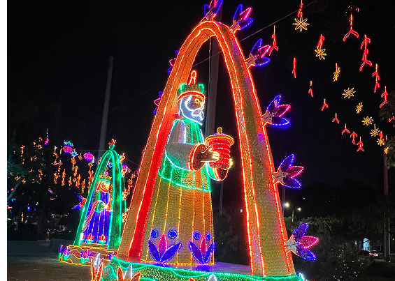 Alumbrado de los tres reyes magos