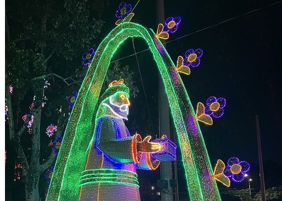 Alumbrado de los tres reyes magos