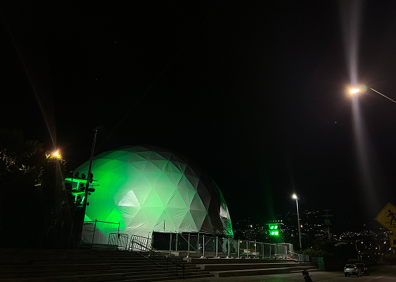 Alumbrado de domo luminoso inmersivo