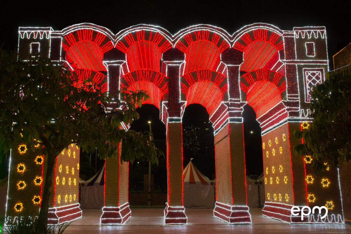 Fotografía de Alumbrados Navideños EPM 2024