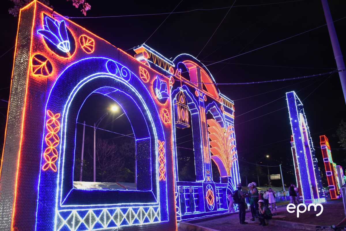 Fotografías de alumbrados navideños