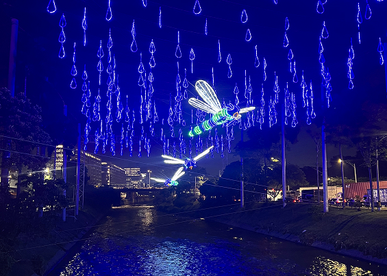 Alumbrado del nacimiento del río Medellín