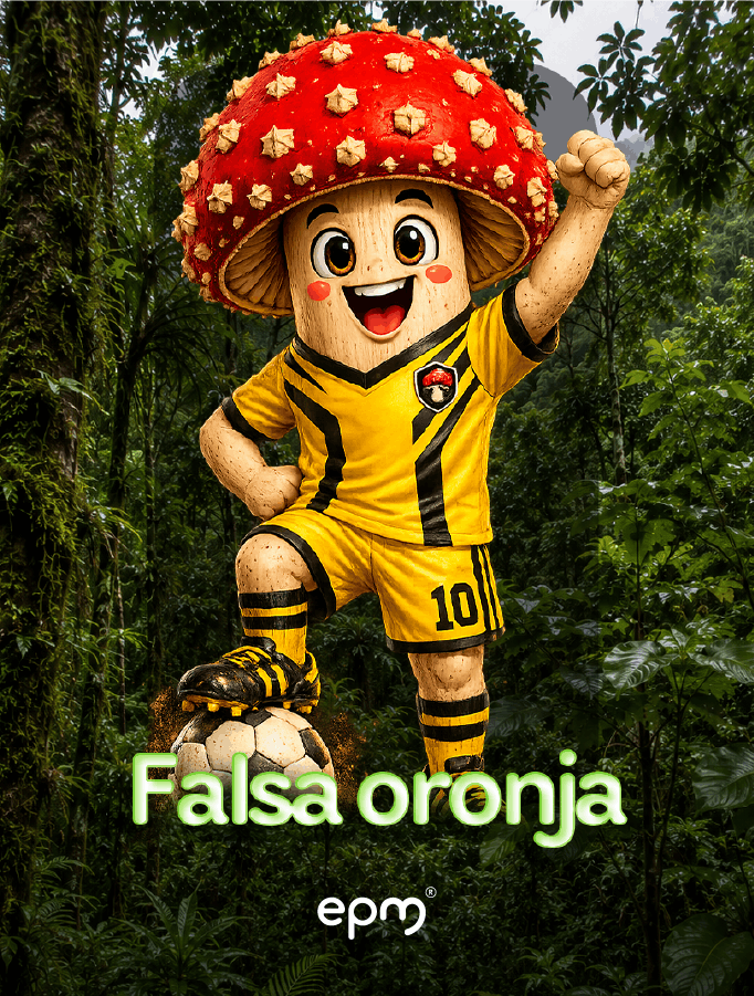 Imagen ilustrada de la Falsa oronja