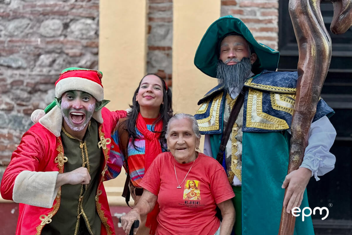 Fotografías de alumbrados navideños del municipio de Anzá