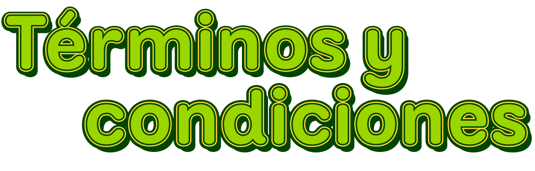 Términos y condiciones