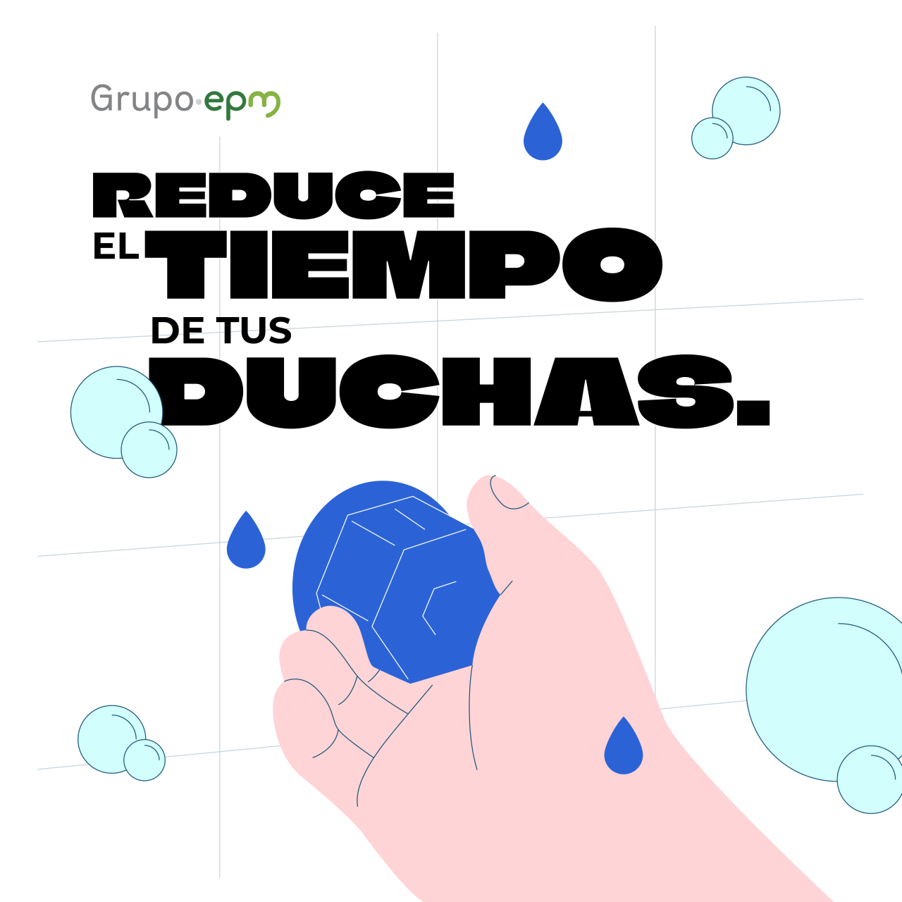 Reduce el tiempo de tus duchas