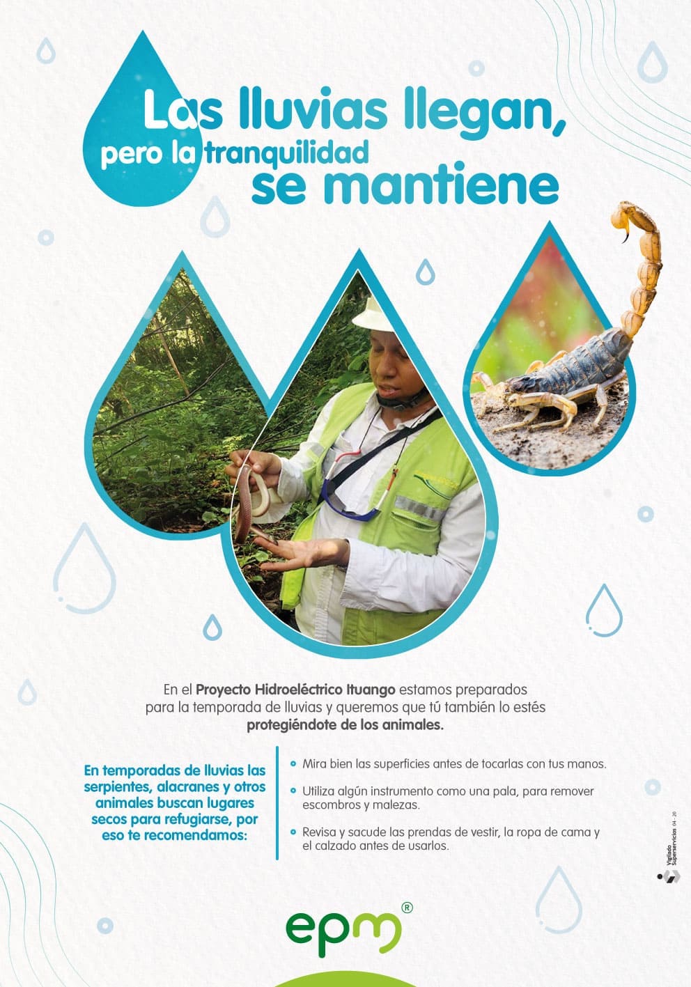 Información para protegerte de los animales