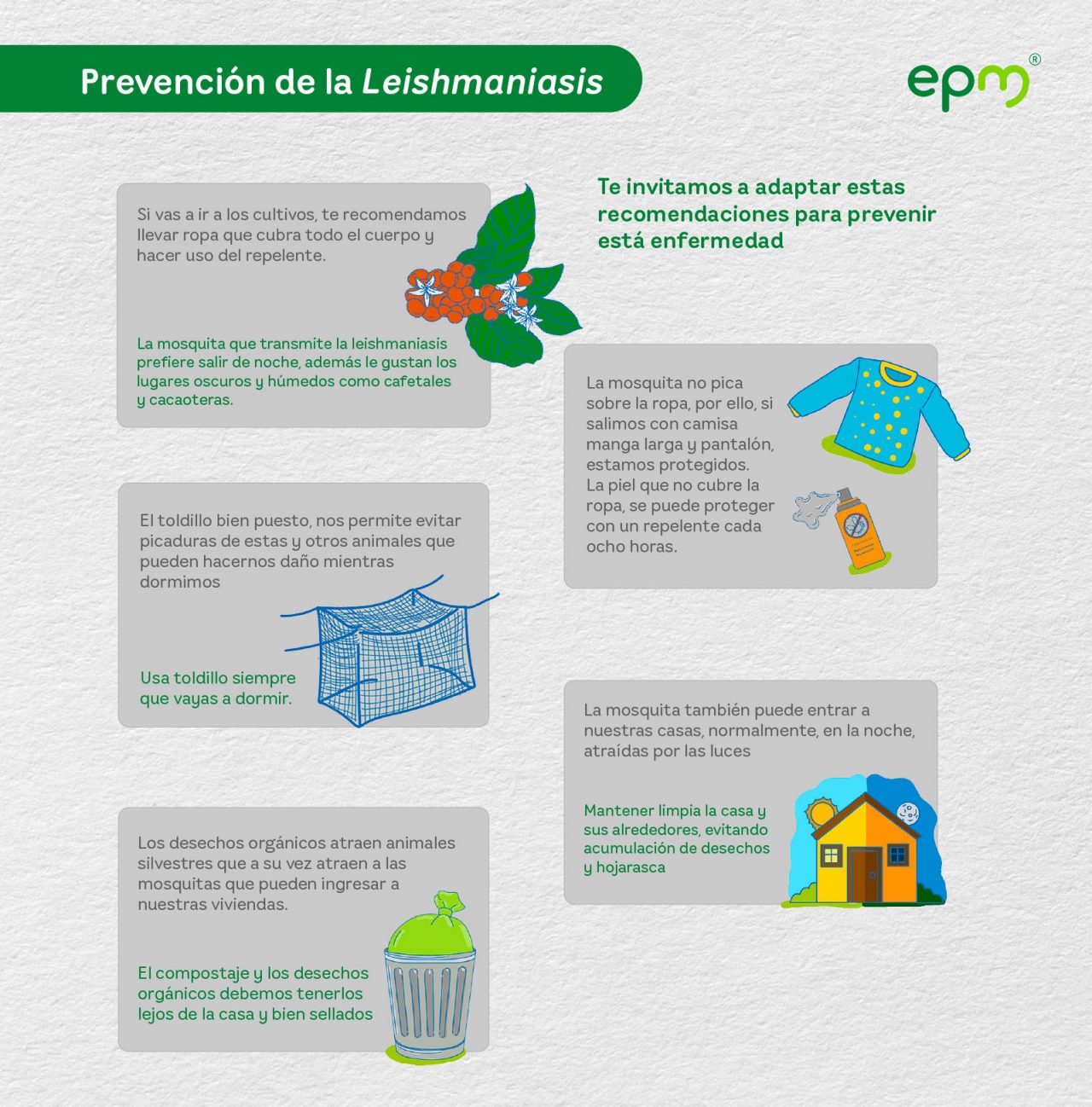 Prevención de la leishmaniasis