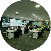 Proceso 3, Manejo del riego. Vista del Centro de Monitoreo Técnico (CMT) del proyecto hidroituango