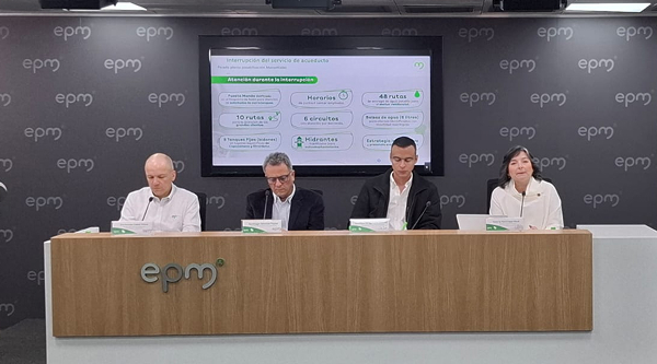 Por obras de modernización en la planta Manantiales, es necesario interrumpir el servicio de acueducto en sectores del Valle de Aburrá