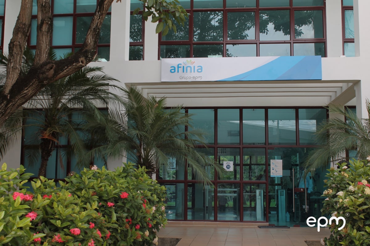 Fotografía de oficina de atención al cliente Afinia