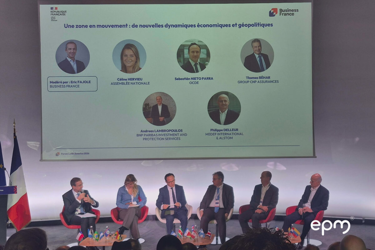 Participación de EPM en panel internacional sobre dinámicas económicas, infraestructura resiliente y servicios sostenibles.