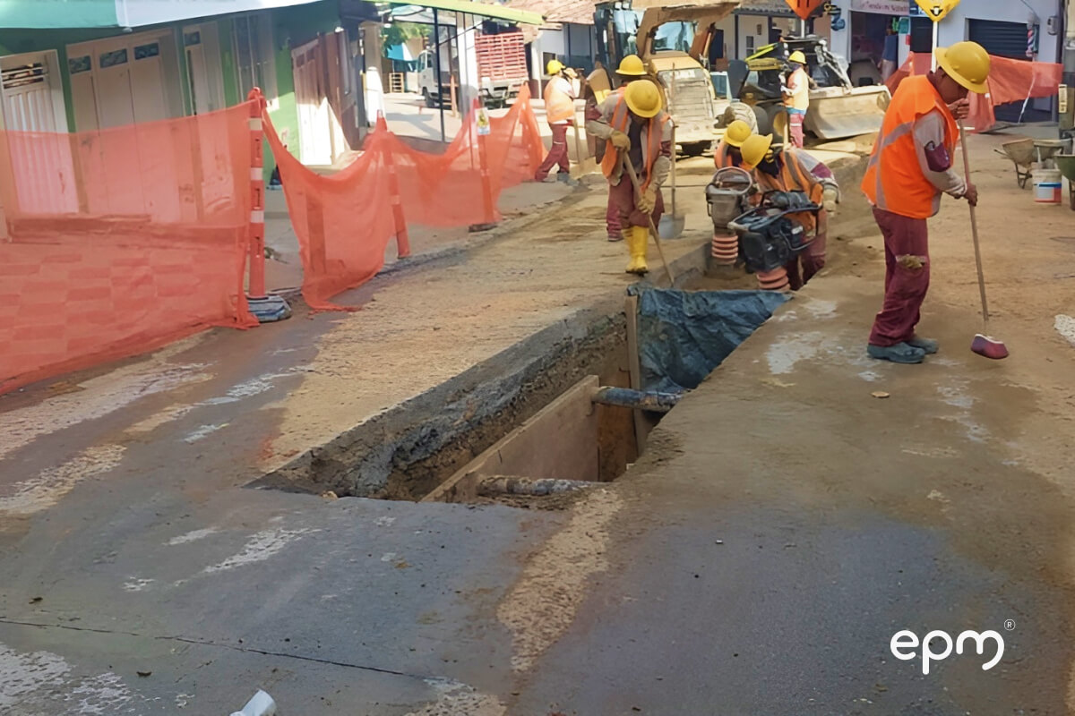 Reposición de cables de alcantarillado