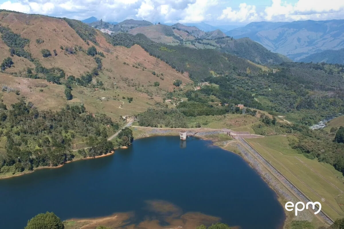 Fotografía de embalse