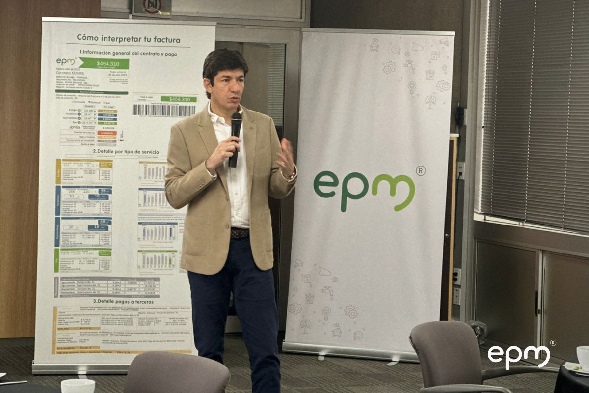 EPM inicia la facturación electrónica para sus usuarios de servicios públicos
