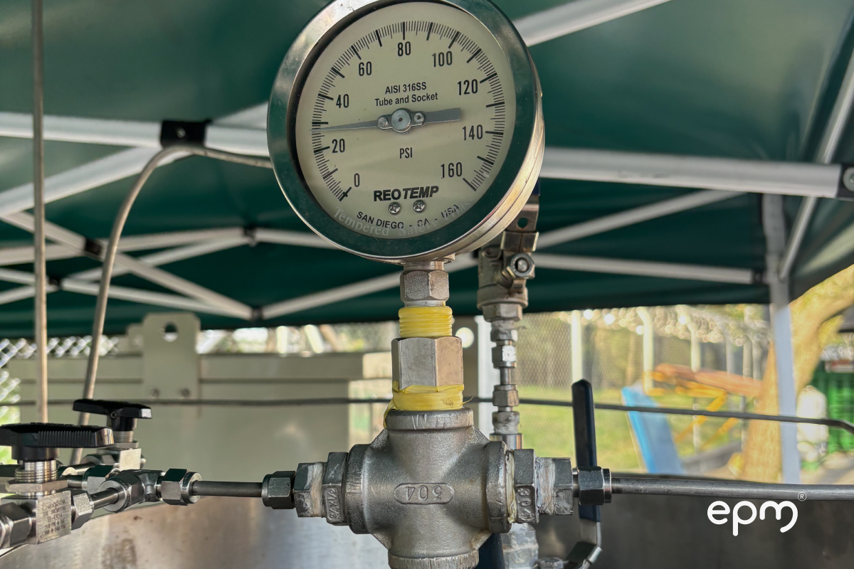 Fotografía de sistema de odorización de EPM