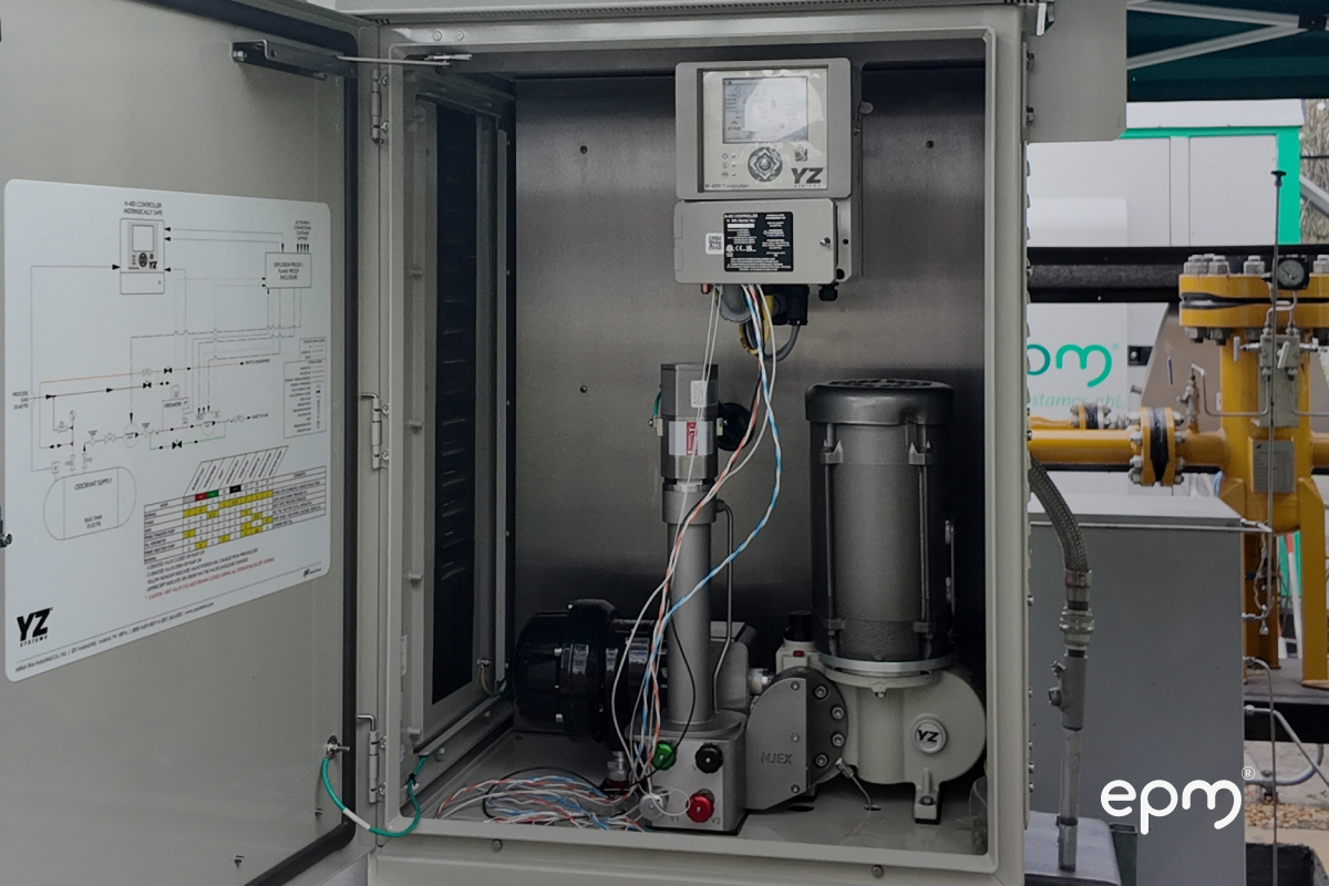 Sistema de odorización de EPM en funcionamiento