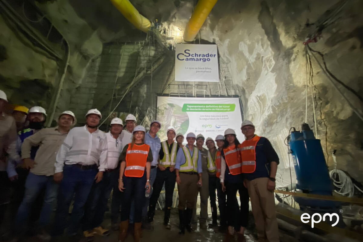 EPM taponó definitivamente el túnel de desviación derecho de Hidroituango