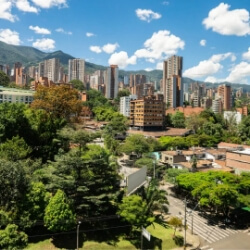Vista sobre Medellín