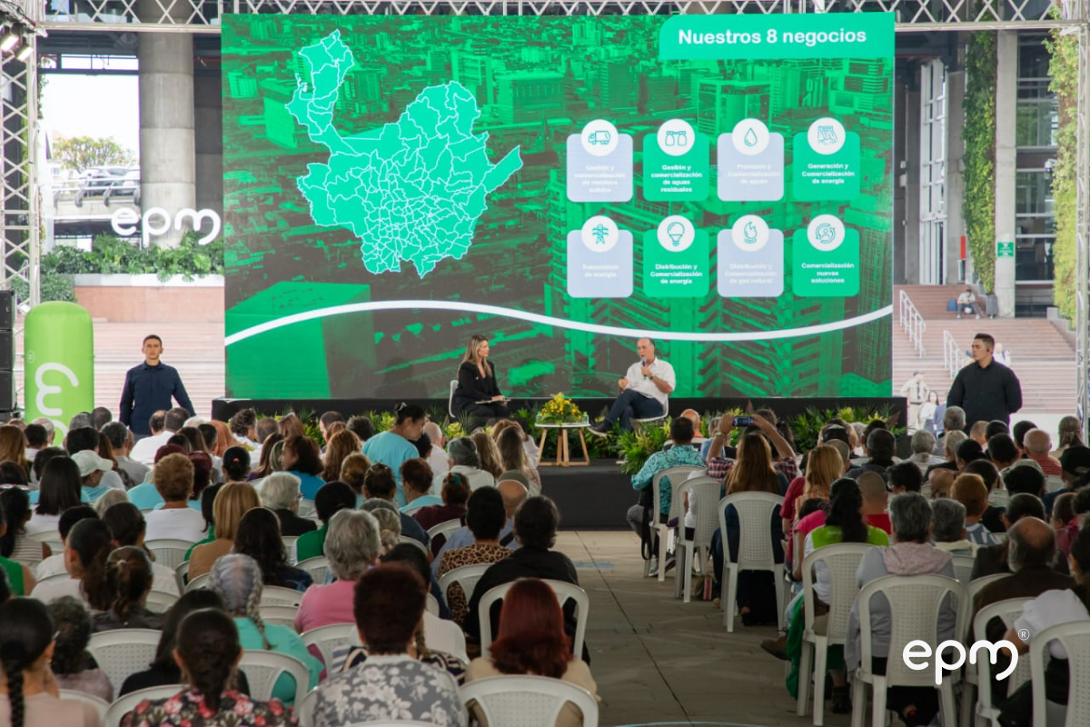 Fotografía de encuentro de Rendición de cuentas EPM 2024