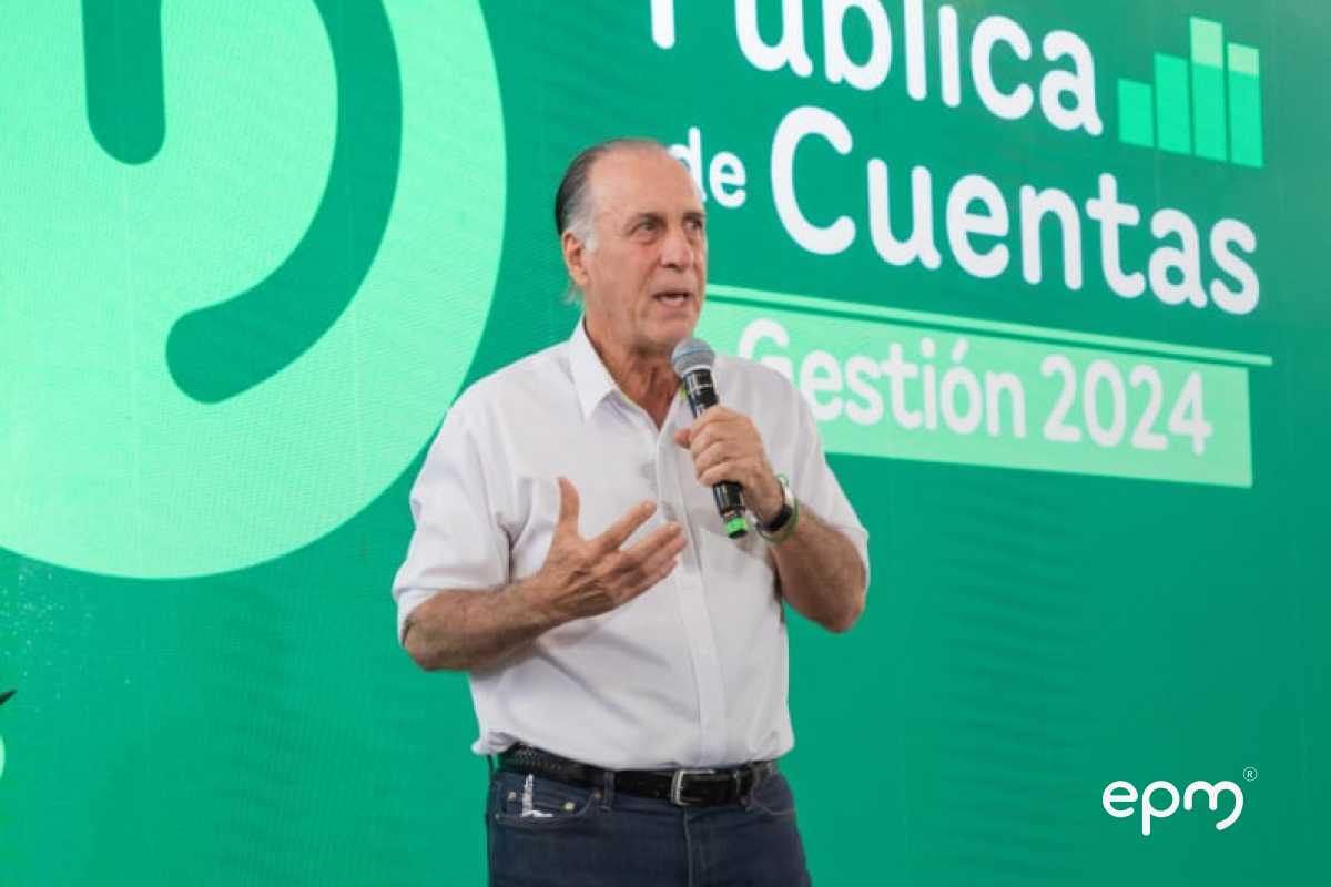 Fotografía de encuentro de Rendición de cuentas EPM 2024