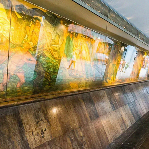 Mural artístico de Pedro Nel Gómez