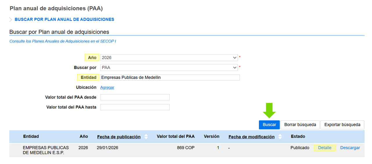 Imagen plan anual de adquisiciones